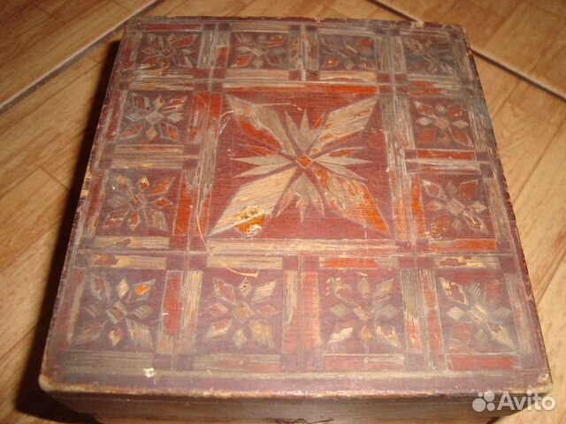 Шкатулка деревянная СССР