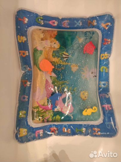 Детский коврик развивающий надувной-водный