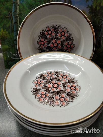 Тарелки и посуда СССР