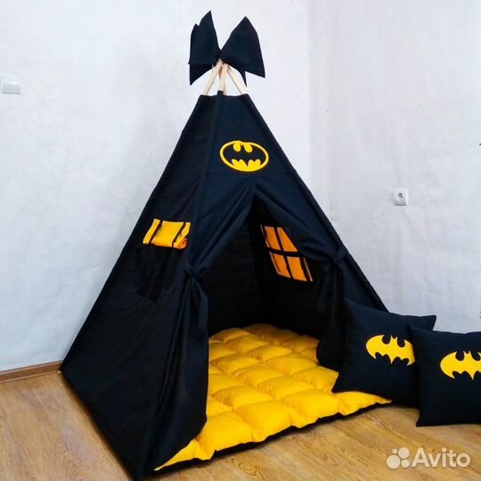 Палатка детская, вигвам бетмен