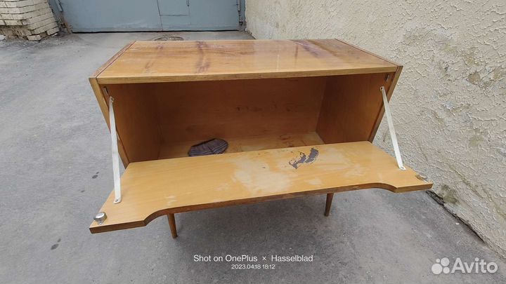 Ретро тумбочки 2 шт 1965 массив шпон И. Собеслав