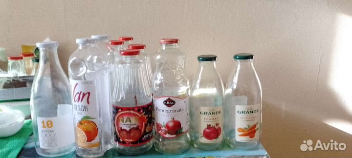 Бутылочки из под сока 1 л