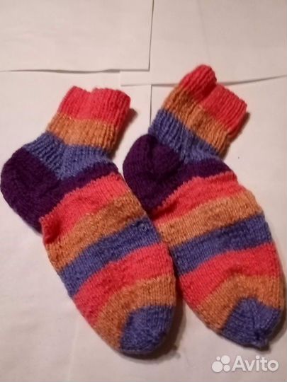 Япомогаю Женские носки вязаные ручной работы