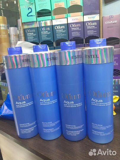 Бессульфатные шампуни и бальзамы литры Аква Эстель