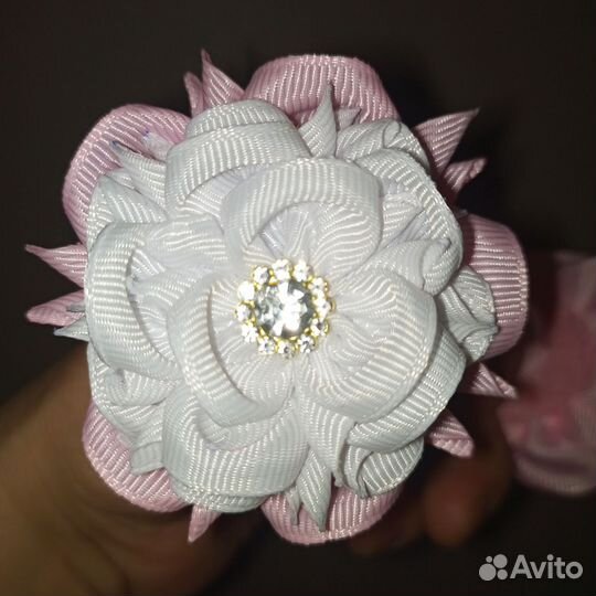 Бантики для волос ручной работы