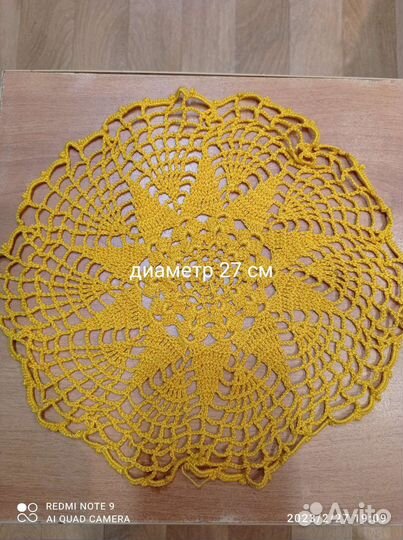 Салфетки вязаные крючком