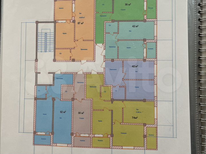 1-к. квартира, 42 м², 5/8 эт.