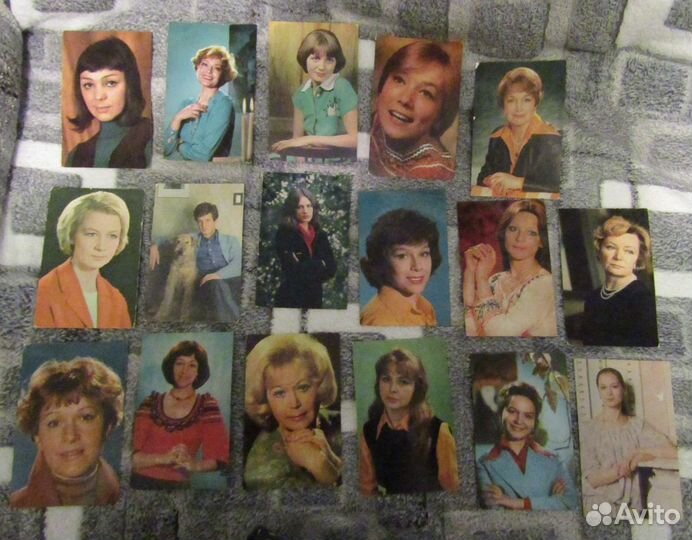 Открытки с фотографиями советских актеров 2
