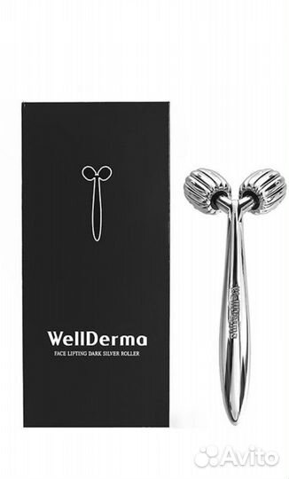 Роллер well derma массажер для лица