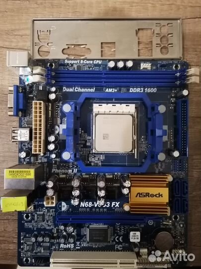 Комплект Мат. плата + проц ASRock N68-VGS3 FX AM3+