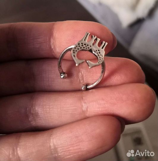 Серебряное кольцо 925 оригинальное детское стильно