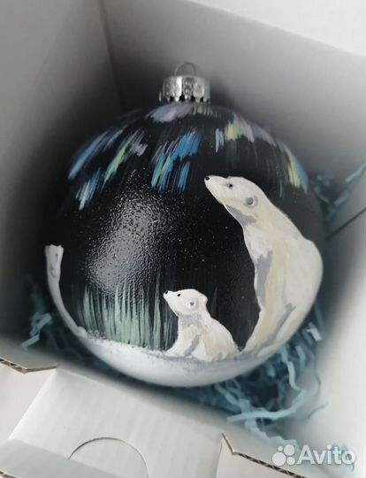 Ёлочный шар. Ручная работа. Ёлочные игрушки