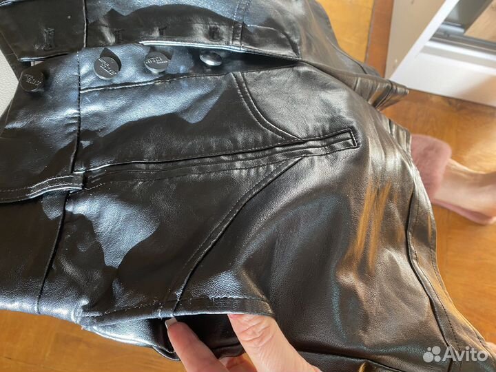 Шорты эко кожа, XS