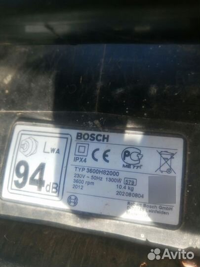 Газонокосилка электрическая bosch бу