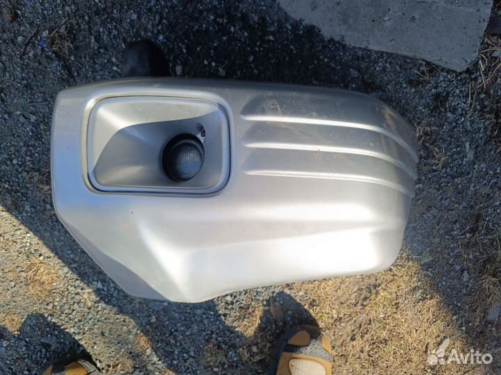 Передний бампер pajero 2