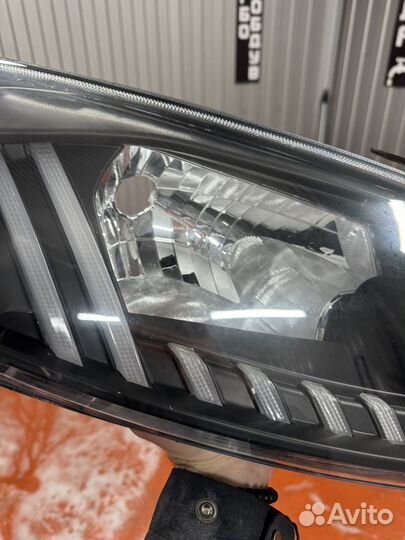 Пепедние фары granta sport гранта