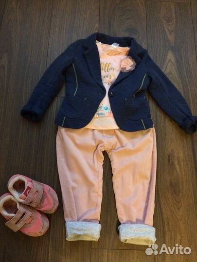 Штаны, брюки, джинсы из микровельвета next 98-104