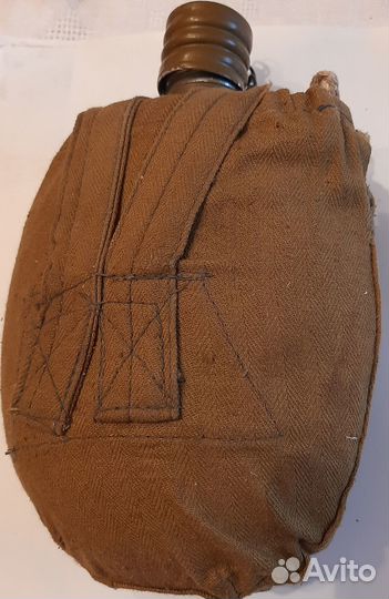 Фляжка армейская алюминиевая с чехлом