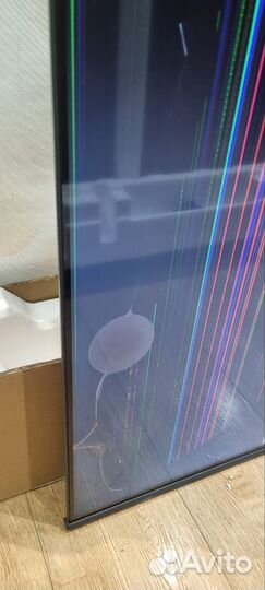 Телевизор hisense 75A6K, разбита матрица