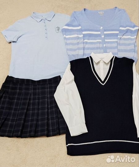 Пакет одежды для девочки для школы р. 158