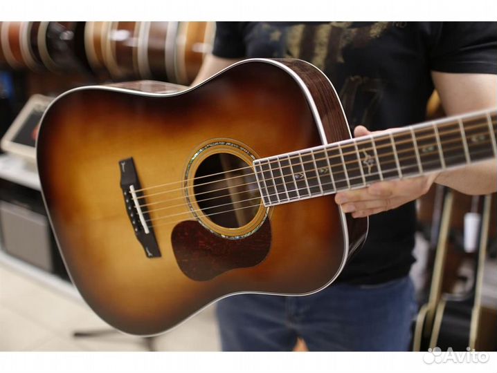 Cort Gold-D8-wcase-LB санберст с чехлом акустическ