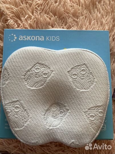 Подушка ортопедическая для млаленцев ascona