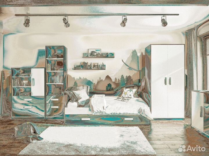 Шкаф универсальный кш-3 Кэнди белый 90см