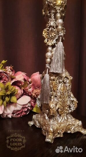 Высокие подсвечники ручной работы