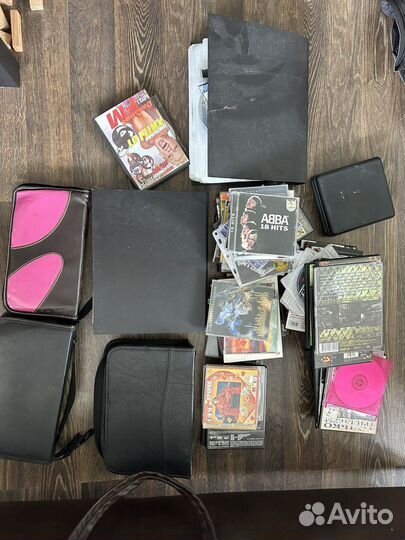 Cd диски больше 350 шт + холдеры