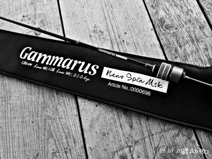 Спиннинг Gammarus nano spin msk с двумя хлыстами