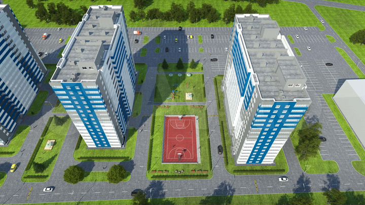 2-к. квартира, 43,3 м², 11/25 эт.