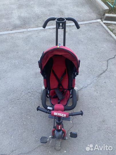 3-х колесный велосипед детский с ручкой