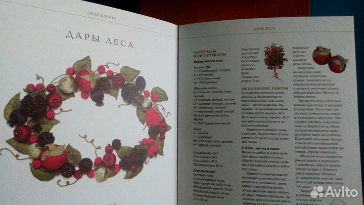 Книга «Мотивы для объемной вышивки»