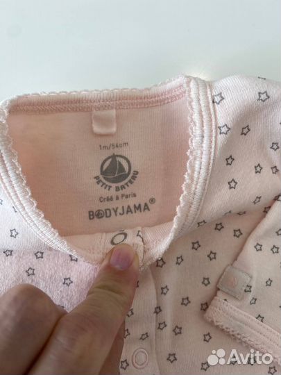 Слип и боди для девочки petit bateau