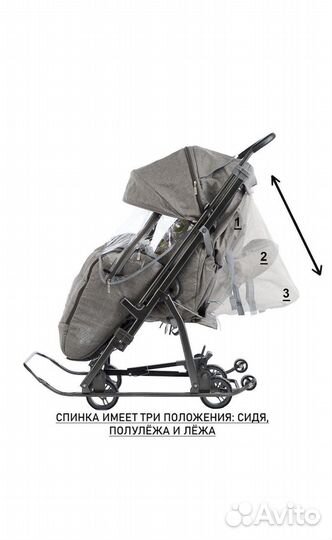 Коляска санки