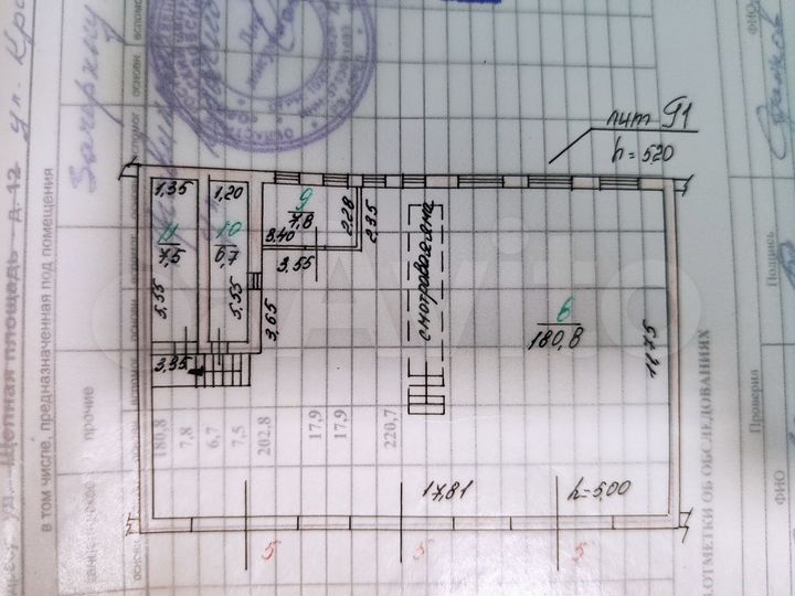 Автосервис, 220.7 м², с земельным участком 234 м²