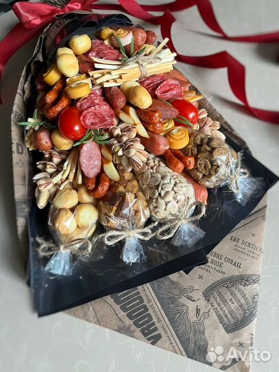 Букет из колбасы/ съедобный букет
