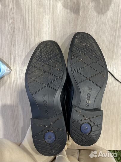 Туфли кожаные мужские ecco 41
