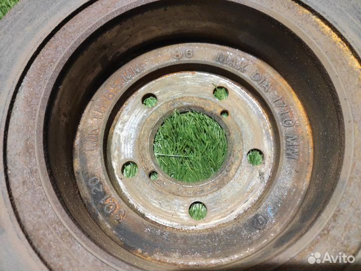 Диск тормозной задний Subaru Legacy BH5