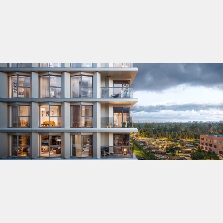 3-к. квартира, 76,1 м², 22/25 эт.