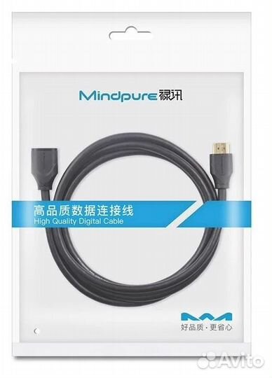Кабель удлинитель hdmi (M) - hdmi (F) 2.0v 3м
