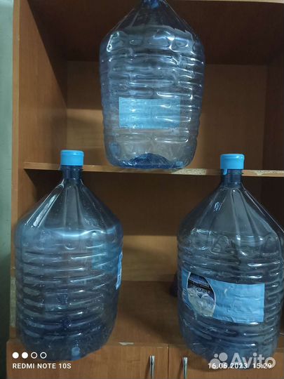 Пэт бутылка 19 литров под питьевую воду