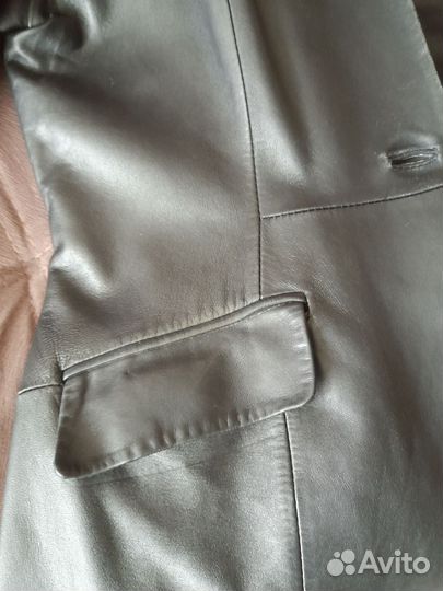 Кожаный плащ женский натуральная кожа