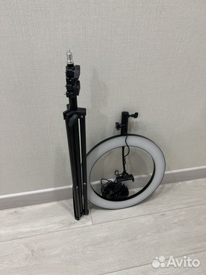 Кольцевая лампа со штативом 35 см