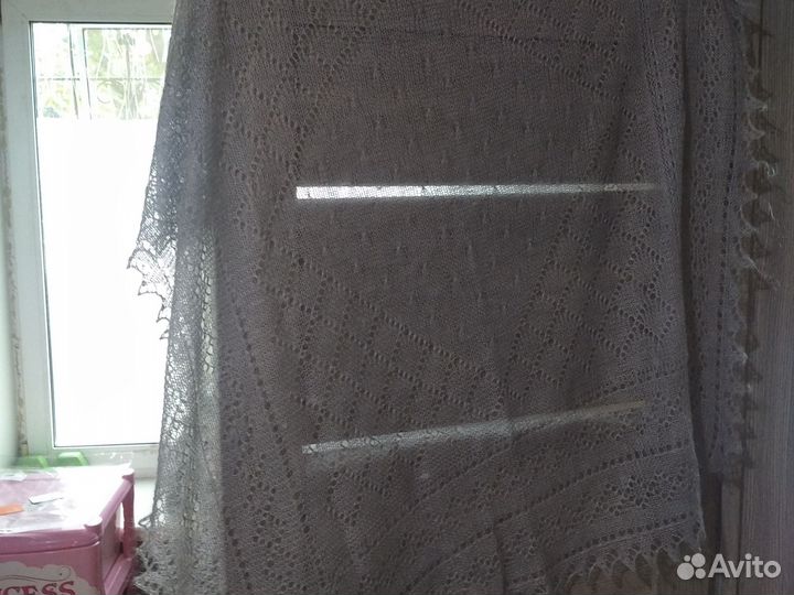 Оренбургский пуховый платок паутинка