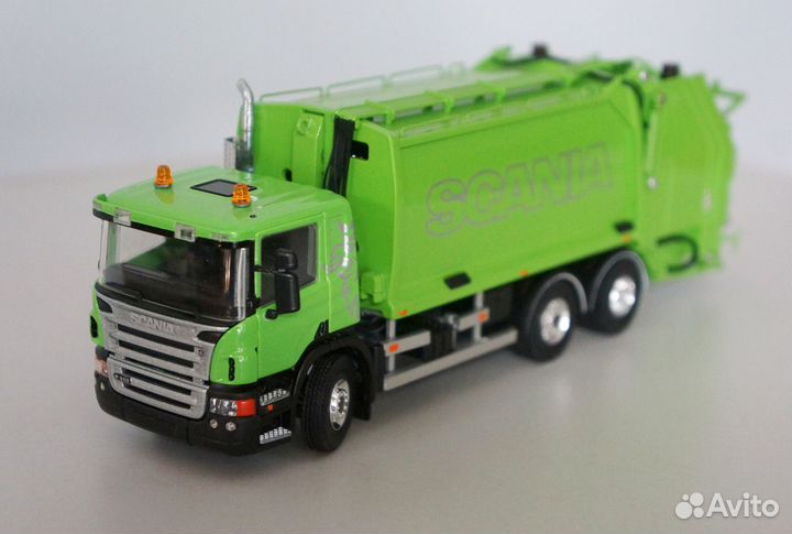 1/50 мусоровоз Scania коммунальная машина Tekno