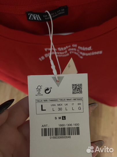 Кроп топ zara