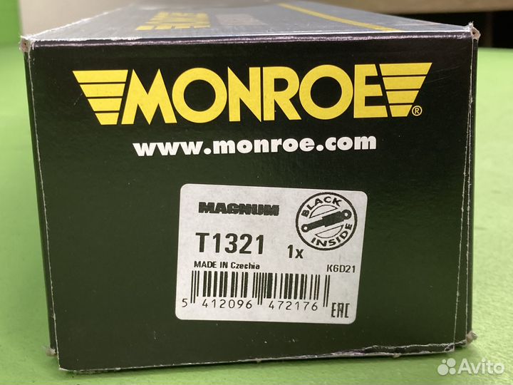 Амортизатор подвески перед 438-700 O/O 20x105 24x5