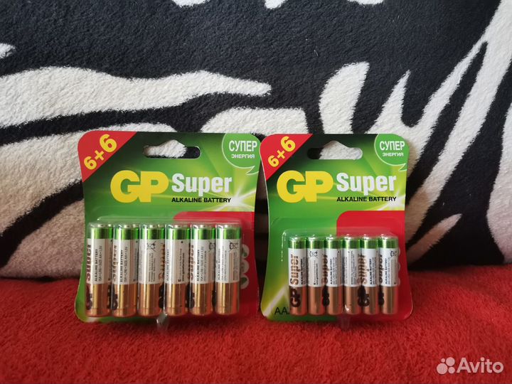 Батарейки GP аккумуляторные и обычные
