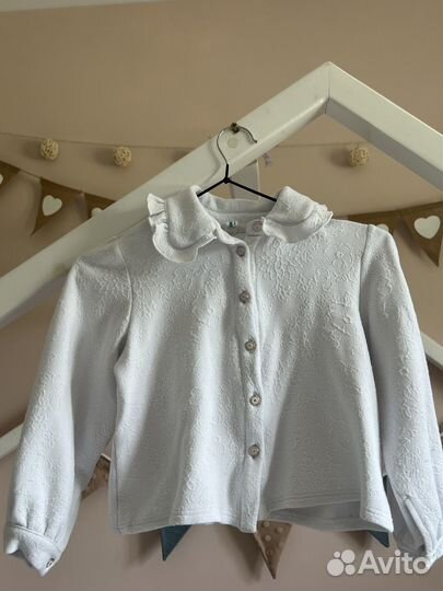 Блузка школьная 128